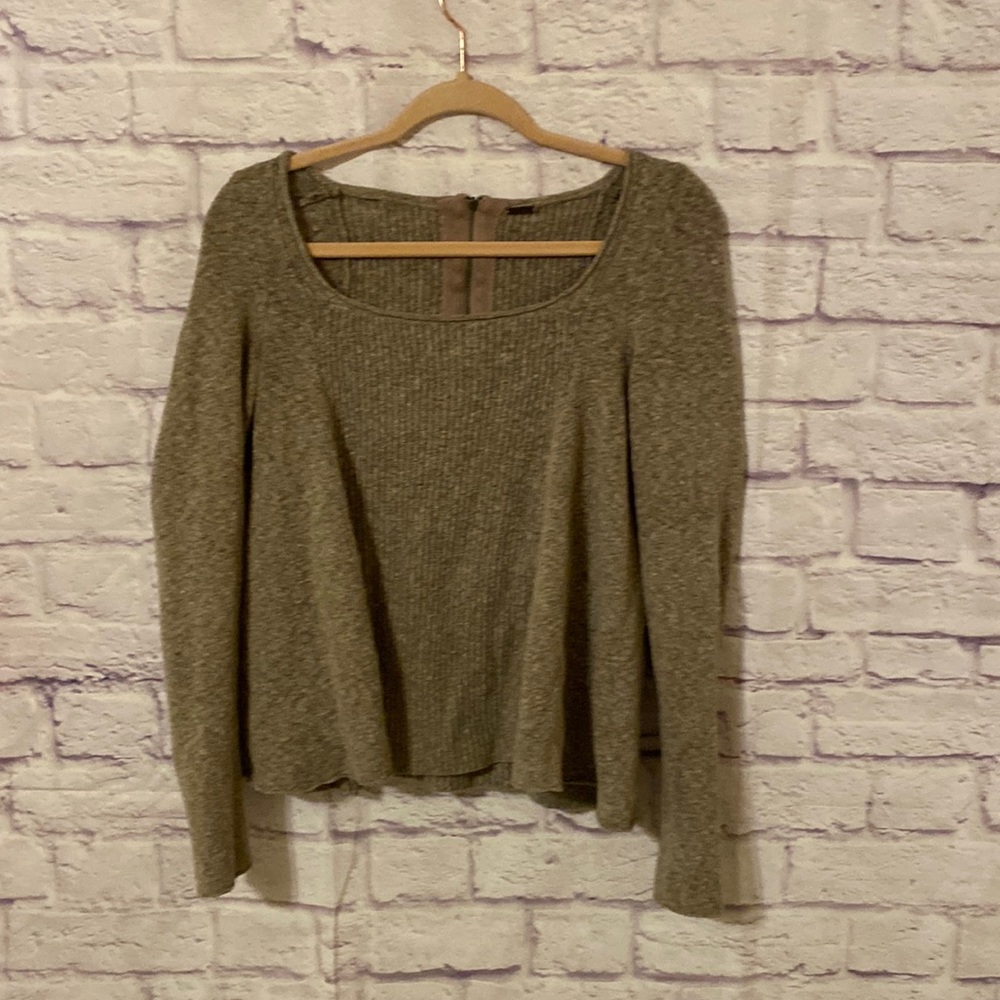 Free People scoop neck boho sweater